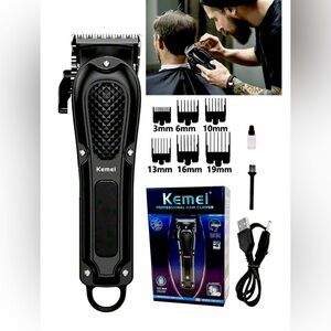 New - KEMEI - Professional Barber Clippers - Hair Cutting/Beard Trimmer